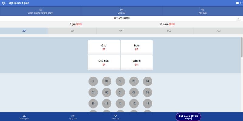 Thể loại cược tại tp lottery cwin