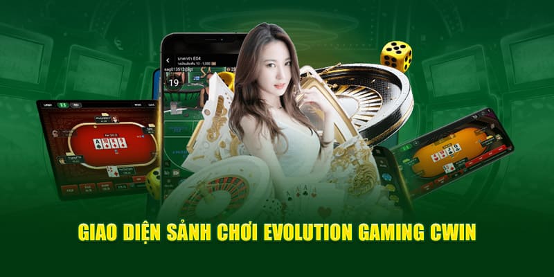 Giao diện sảnh chơi evolution Gaming